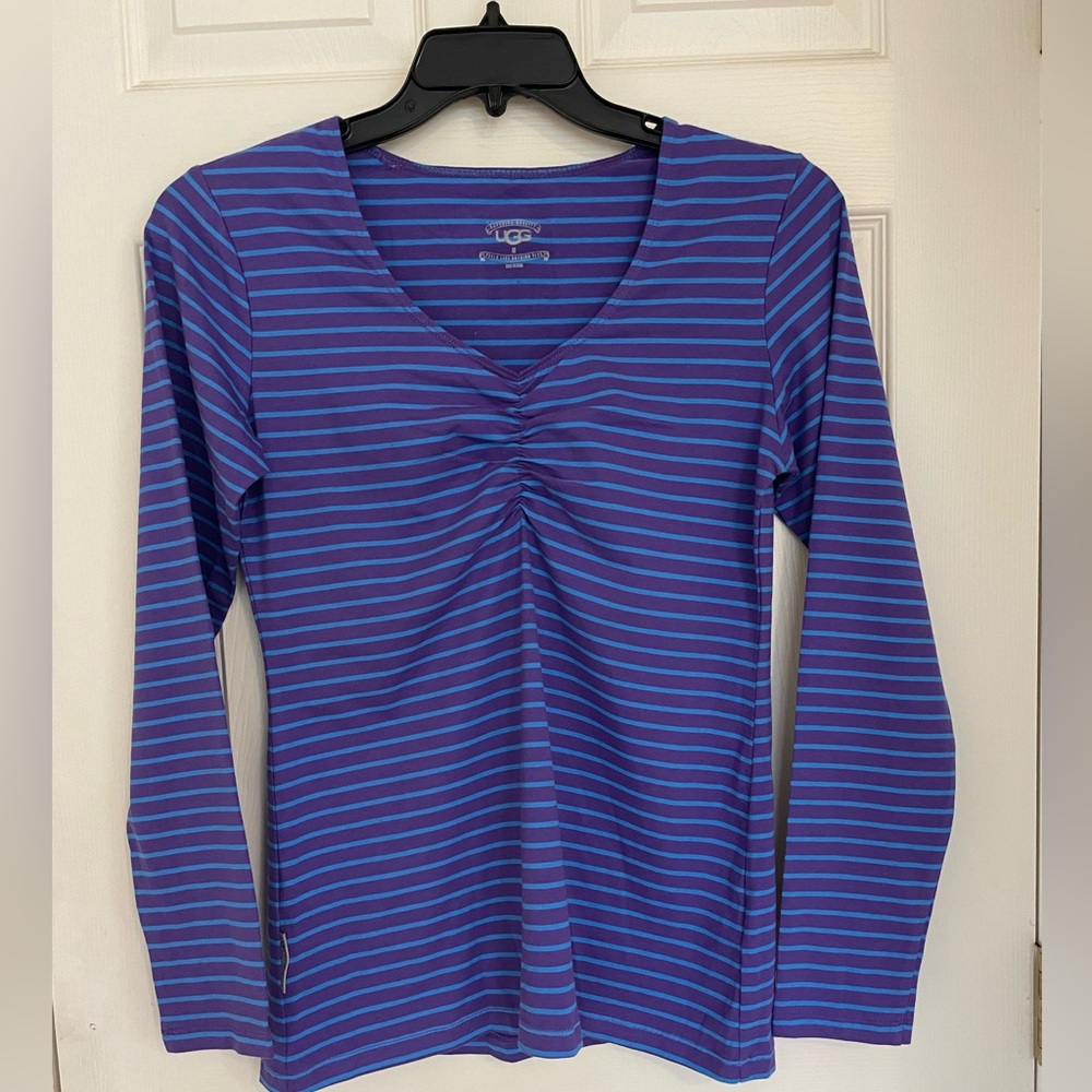 UGG New Long Sleeves Longline Stripes T shirt